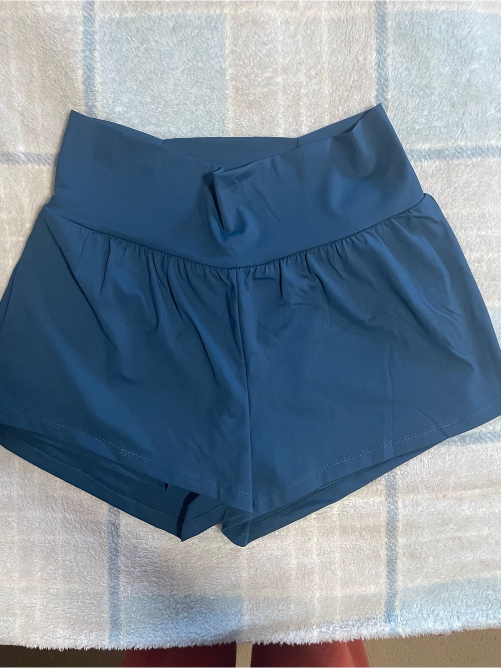 HALARA Teal High-Waist Athletic Shorts NWOT